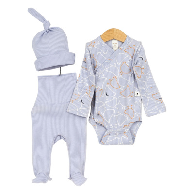 Комплект для новорожденных Baby boom КН149/1-К голубой 01